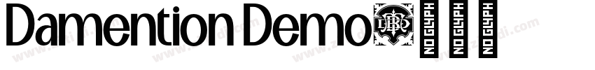 Damention Demo字体转换 Damention Demo字体转换